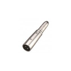 Adattatore XLR Maschio - Jack Femmina 6.3mm (conf. 1 pezzo)