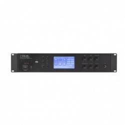 Amplificatore mixer 350W integrato a 6 zone con timer, USB, SD, BT e Radio
