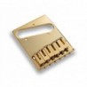 Ponte Fisso per Telecaster con sellette acciaio (10.8 mm) - Gold