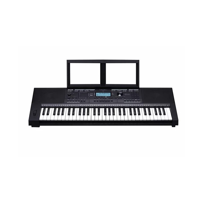 Tastiera arranger portatile leggera a 61 tasti "Touch response" con stili e suoni di alta qualità e riproduttore audio da SD.