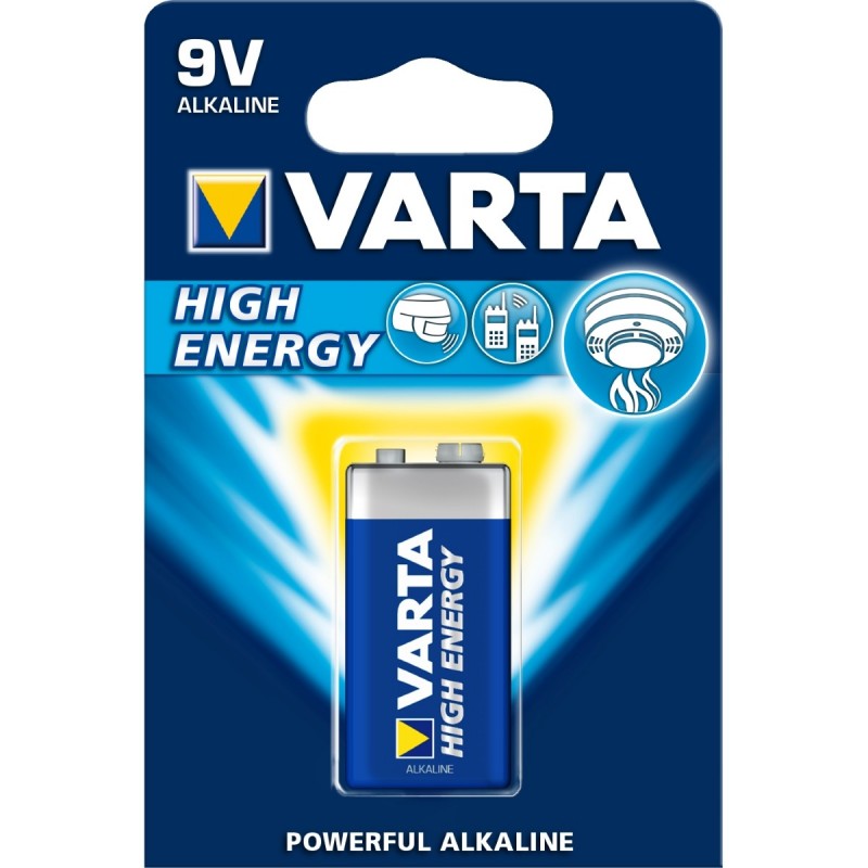 Batteria Alcalina 9V ad alta intensità di energia