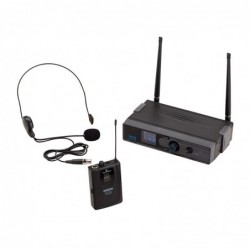 Radiomicrofono UHF Digitale con 90 Canali, Trasmettitore Tascabile e Archetto