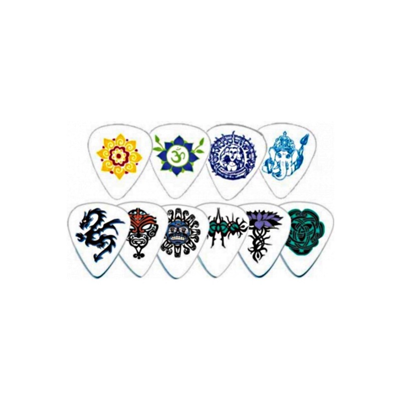 Cool Plecs - Refill Picks Medium Serie Tattoo 72pz