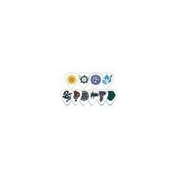 Cool Plecs - Refill Picks Medium Serie Tattoo 72pz