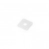 Placca Innesto Jack in ABS adatto per Les Paul (Bianco)