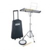 Kit metallofono professionale stand, pad e borsa con trolley