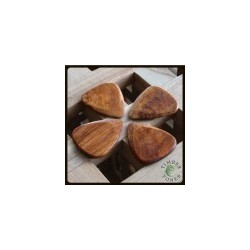 Plettri in legno di Mimosa - Conf. da 4 plettri