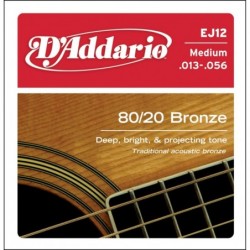 Bronze Acoustic Guitar Strings, Medium, 13-56