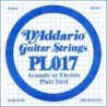 Plain Steel Guitar Single String, .017