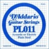 Plain Steel Guitar Single String, .011