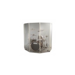 Drum shield da 168 cm 5 sezioni in materiale acrilico