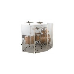 Drum shield da 122 cm 5 sezioni in materiale acrilico