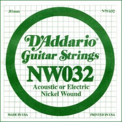 D'Addario NW032 Nickel...