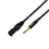 Cavo microfonico bilanciato Wiremaster XLR(M)-6.3mm Jack MONO / 5mt