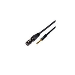 Cavo microfonico bilanciato Wiremaster XLR(F)-6.3mm Jack MONO / 10mt