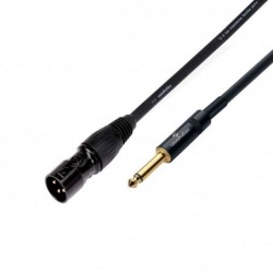 Cavo microfonico bilanciato Wiremaster XLR(M)-6.3mm Jack MONO / 20mt