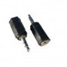 Adattatore Jack Maschio 3.5mm STEREO  - Jack Femmina 2.5mm STEREO (conf. 1 pezzo)