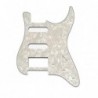 Mascherina per Chitarra Stratocaster, 3 Strati, Bianco Perlato, Humbucker