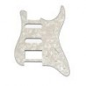 Mascherina per Chitarra Stratocaster, 3 Strati, Bianco Perlato, Humbucker