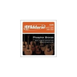 Phosphor Bronze Acoustic Guitar Strings, Extra Light, 10-47