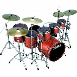 Drum kit 5 pcs 100% Bubinga...