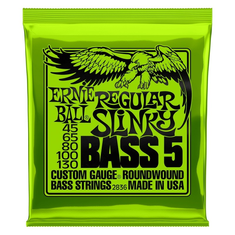 Slinky Bass Nickel Wound 5 corde - Regular