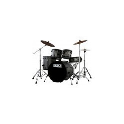 Drum Set 5 pcs in Mogano con finiture rivestite speciali