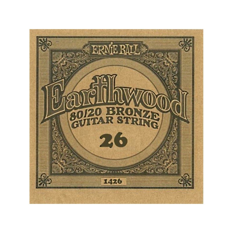 .026 Earthwood Acoustic 80/20 Bronze - 6 Pack