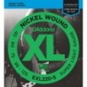 5-String Nickel Wound Bass Guitar Strings, Super Light, 40-125, Long Scale