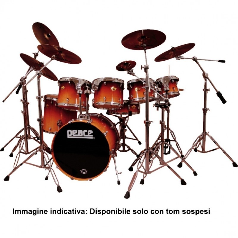 Drum Set 5 pcs in Acero Nord Americano con finiture laccate speciali