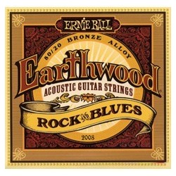 Earthwood Acoustic 80/20 bronze w/plain G - Rock & Blues