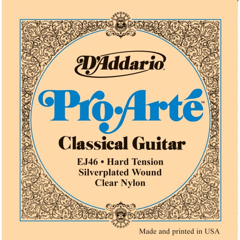 Pro-Arte Nylon Classical Guitar Strings, Hard Tension