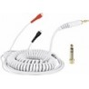 Spiral cord DeLuxe per Sennheiser HD 25 - 3.5m - bianco