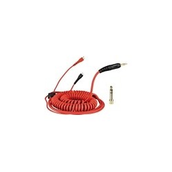 Spiral cord DeLuxe per Sennheiser HD 25 - 3.5m - rosso