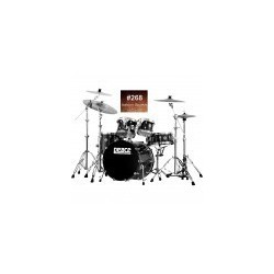 Drum Set 5 pcs in Acero Nord Americano con finiture laccate speciali