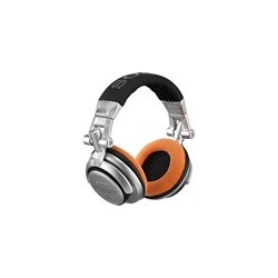 set di cuscinetti VELOUR per Sony MDR-V700 DJ e Allen & Heath XD53/ XD2-53 - tangerine