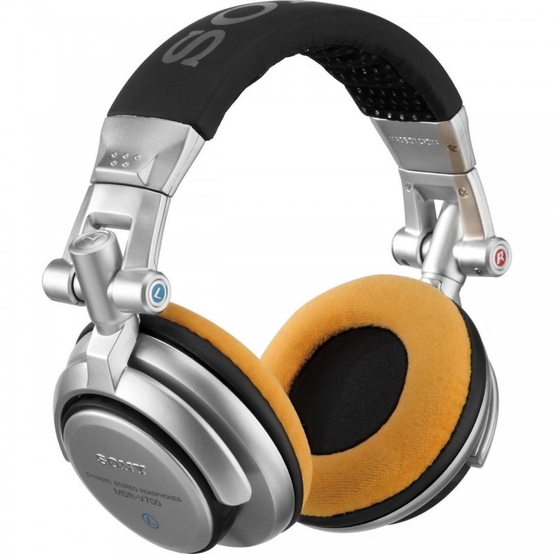 set di cuscinetti VELOUR per Sony MDR-V700 DJ e Allen & Heath XD53/ XD2-53 - apricot