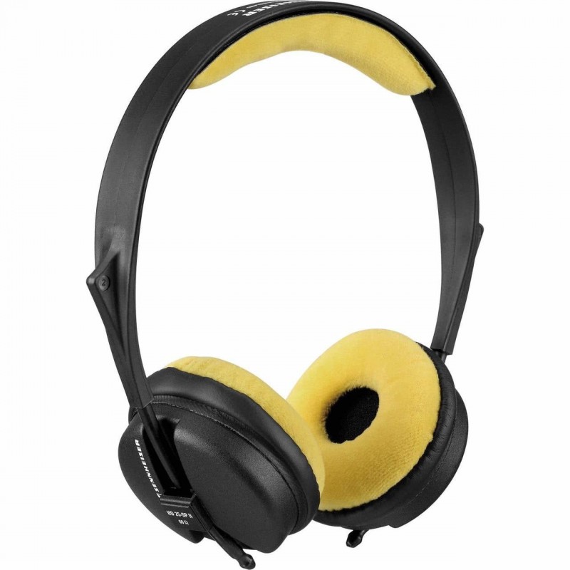 Set di cuscini VELOUR per Sennheiser HD 25 SP - giallo