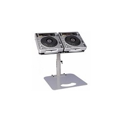 P-800/2 - Pro Stand 2x Pioneer CDJ-800 - argento