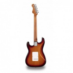 Chitarra elettrica double cutaway con 2 single coil + humbucker splittabile e meccaniche autobloccanti (equipaggiata Wilkinson,