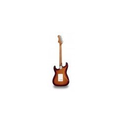 Chitarra elettrica double cutaway con 2 single coil + humbucker splittabile e meccaniche autobloccanti (equipaggiata Wilkinson,