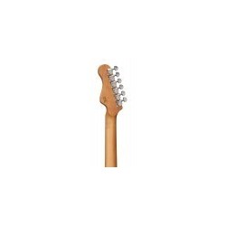 Chitarra elettrica double cutaway con 2 single coil + humbucker splittabile e meccaniche autobloccanti (equipaggiata Wilkinson,