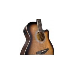 Chitarra acustica cutaway amplificata con finitura hand wiped