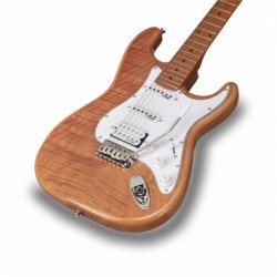 Chitarra elettrica double cutaway con 2 single coil + humbucker splittabile e meccaniche autobloccanti (equipaggiata Wilkinson,