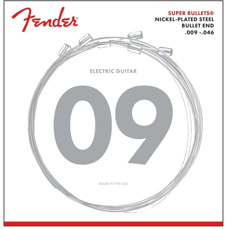 Set di Corde Super Bullet® Strings Acciaio Nichelato con Bullet End 3250LR Scalature .009-.046