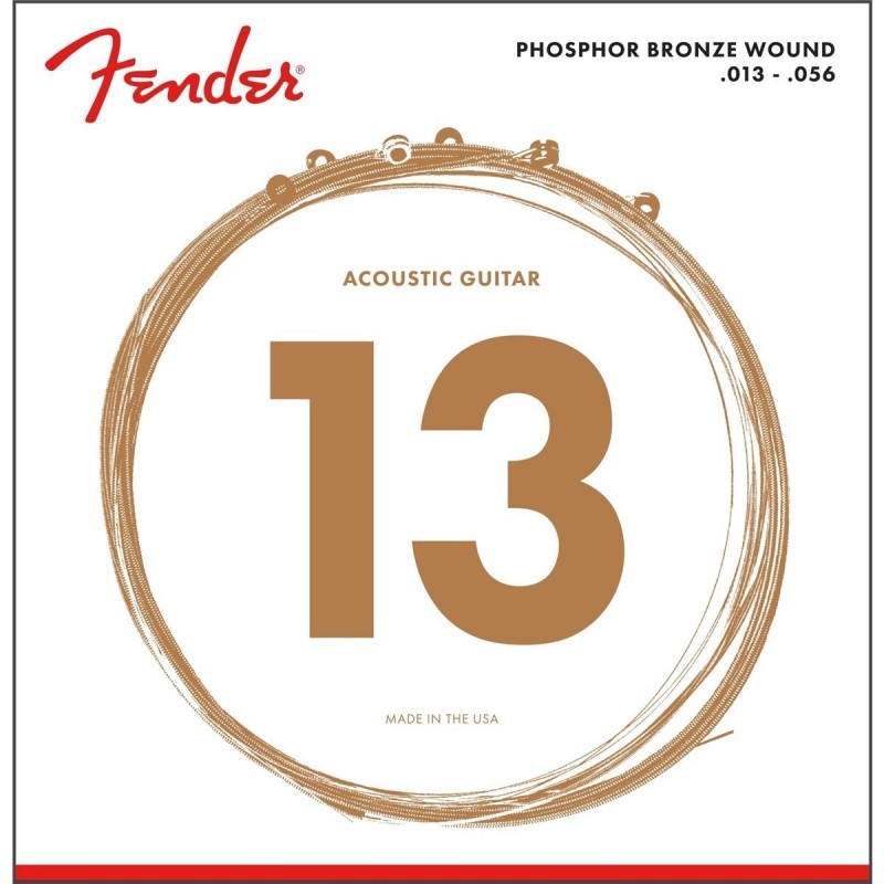 Set di Corde Phosphor Bronze Acoustic per Chitarra con Ball End 60M Scalature .013-.056