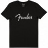 T-shirt Fender® Spaghetti Logo da uomo Black XL