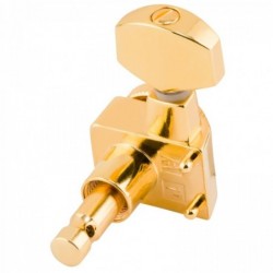 Bloccaggio Stratocaster® / Telecaster® Staggered Tuning Machines (Gold), confezione da 6