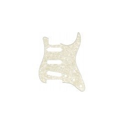 Battipenna Stratocaster® S / S / S 11-Hole Mount Aged White Pearl 4-strati