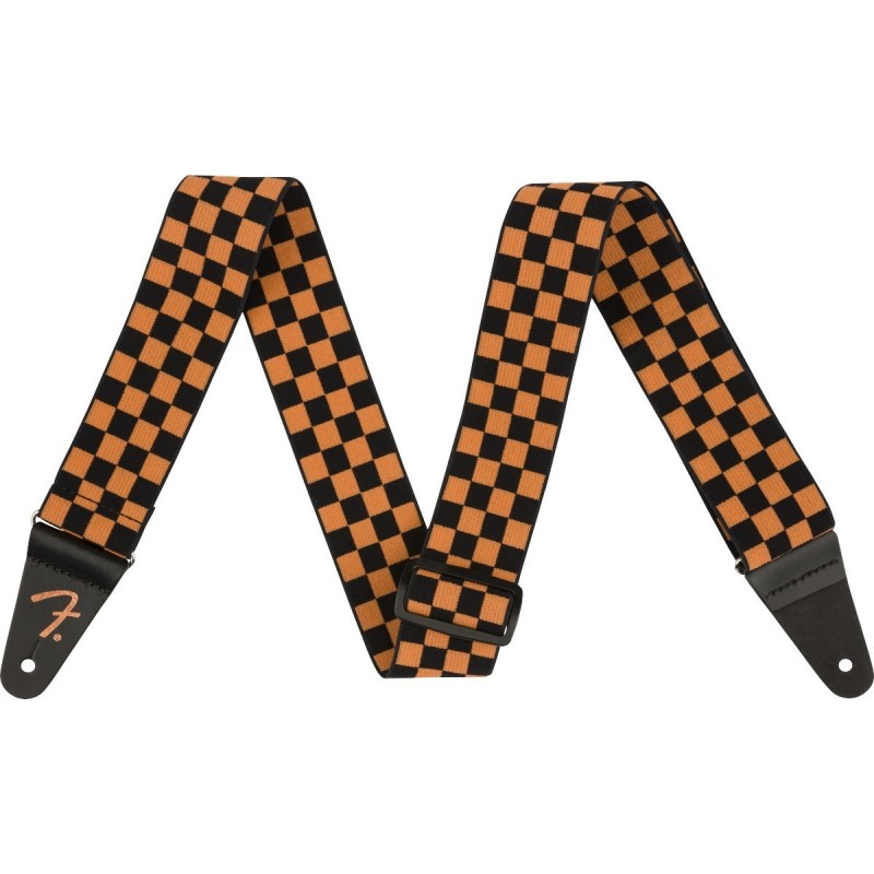 Tracolla Weighless "℠da 2", Ltd Edition Checker Orange/Black